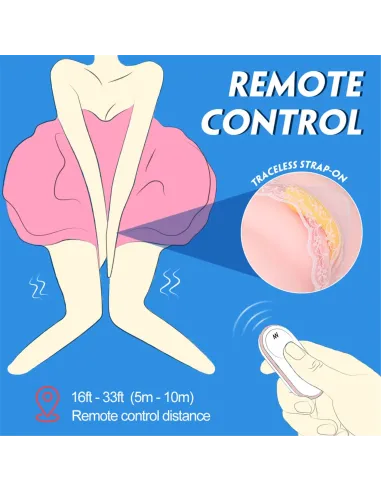 Vibrador banana recargable control remoto 9 funciones | S-hande | Vibradores