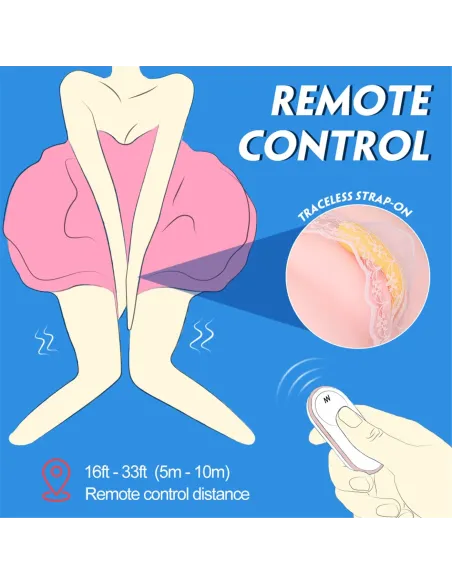 Vibrador banana recargable control remoto 9 funciones | S-hande | Vibradores