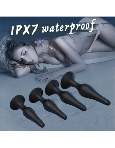 Solomon - plug anal kit 4 tamaños silicona | S-hande | Plugs