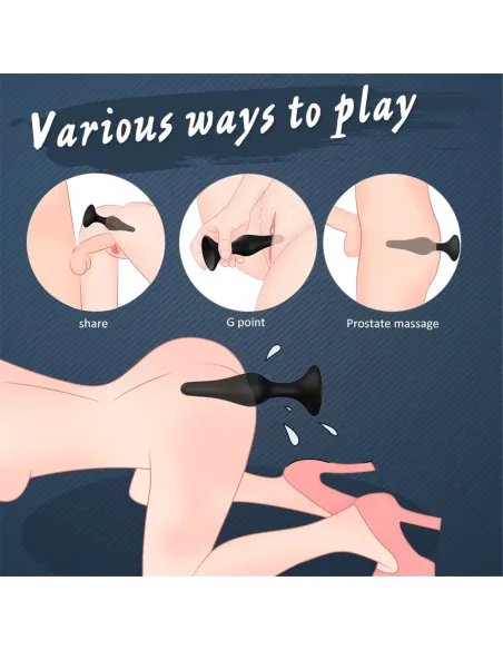 Solomon - plug anal kit 4 tamaños silicona | S-hande | Plugs