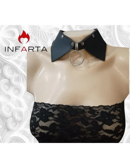 Choker neck con argolla | Infarta fetish | Accesorios y outfits