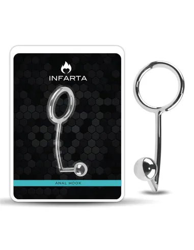 Anal ring hook steel small | Infarta toys | Plugs