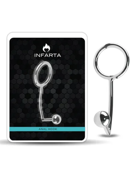 Anal ring hook steel small | Infarta toys | Plugs