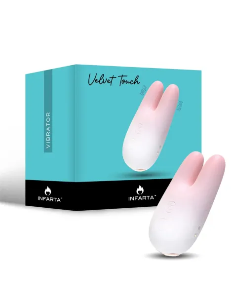 Double vibrator velvet touch | Infarta toys | Estimuladores clítoris