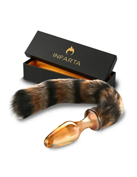 Glass anal tail golden fox | Infarta toys | Plugs