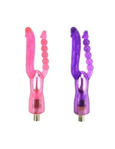 Double dildo accessory for sex machine / drillme compatible | Infarta toys | Sexmachine