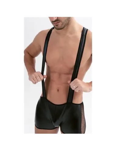 Hombre - body engomado con tiradores | Malena | Tangas