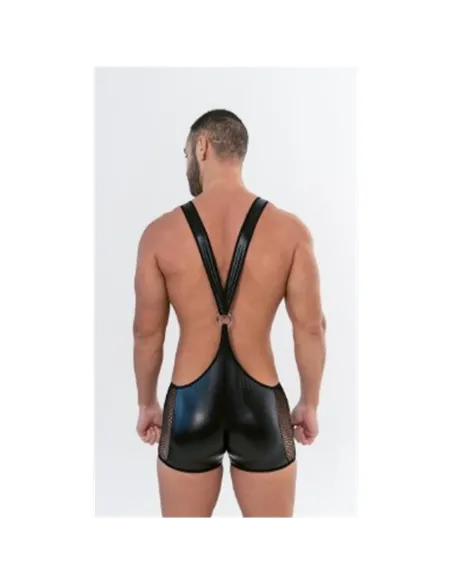 Hombre - body engomado con tiradores | Malena | Tangas