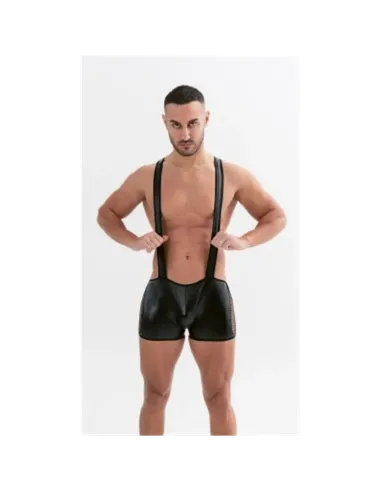 Hombre - body engomado con tiradores | Malena | Tangas