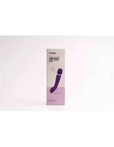 Vibrador dual super flex violeta / c9006 | Fly night | Vibradores