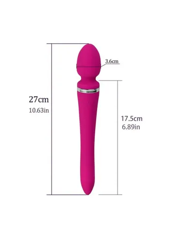 Vibrador dual super flex violeta / c9006 | Fly night | Vibradores