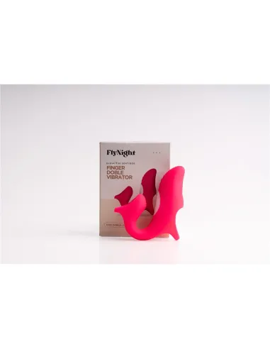 Finger doble vibrator rosa / c9015 | Fly night | Vibradores