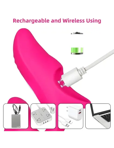 Finger doble vibrator rosa / c9015 | Fly night | Vibradores