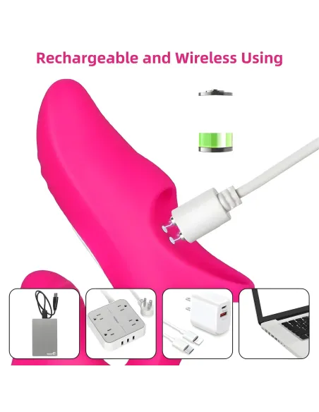 Finger doble vibrator rosa / c9015 | Fly night | Vibradores