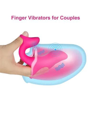 Finger doble vibrator rosa / c9015 | Fly night | Vibradores