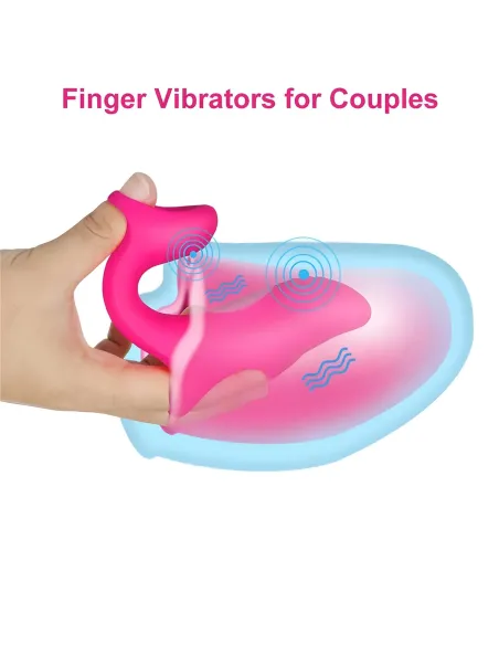 Finger doble vibrator rosa / c9015 | Fly night | Vibradores