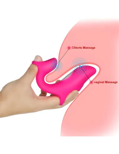 Finger doble vibrator rosa / c9015 | Fly night | Vibradores