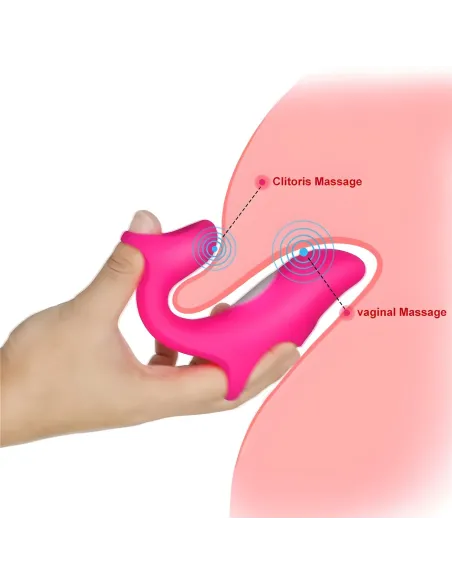 Finger doble vibrator rosa / c9015 | Fly night | Vibradores