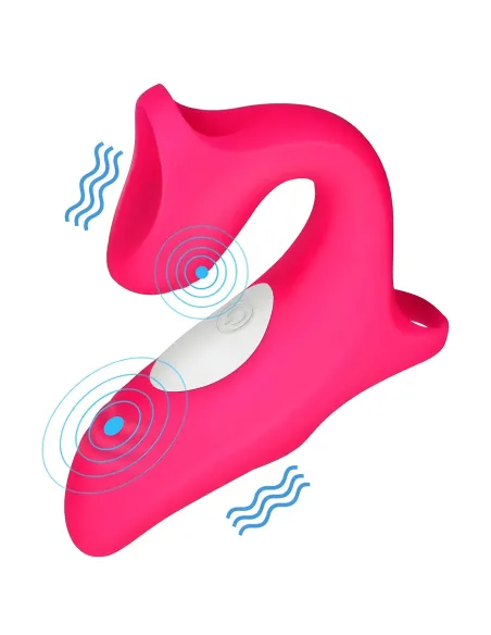 Finger doble vibrator rosa / c9015 | Fly night | Vibradores