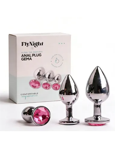 Anal plug gema rosa / c9030 | Fly night | Plugs