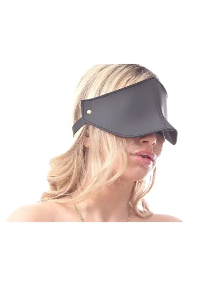 Antifaz luxury ciego reforzado negro | Infarta fetish | Máscaras y antifaces