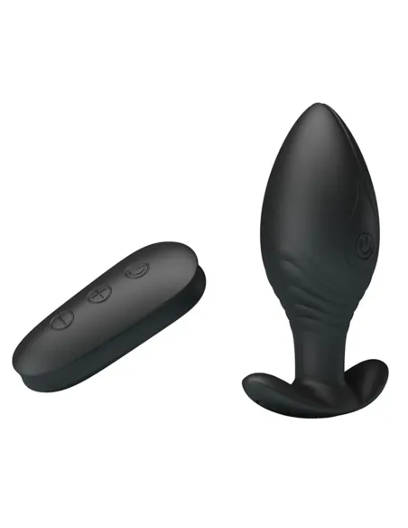 Consolador anal royal recargable inalambrico control remoto silicona 9cmx3,5cm | Pretty love | Vibradores