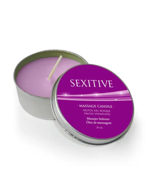 Massage candle frutos del bosque - 30 gr | Sexitive | Velas para masajes