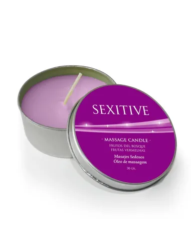 Massage candle frutos del bosque - 30 gr | Sexitive | Velas para masajes