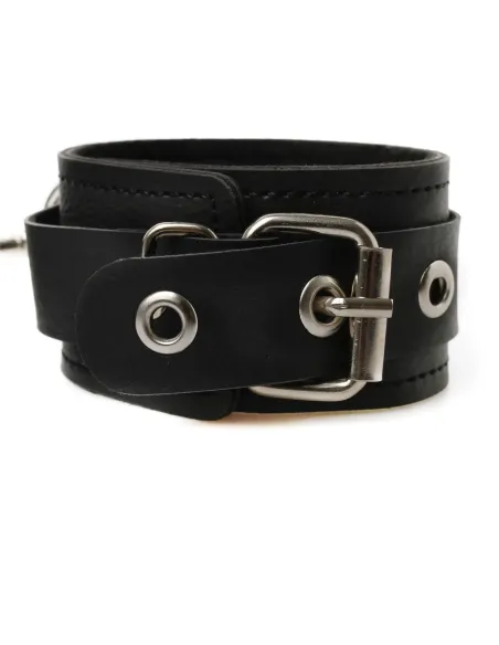 Esposas con cadena eco-cuero negro | Infarta fetish | Esposas