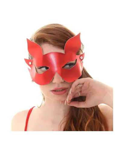 Máscara zorrita rojo | Infarta fetish | Máscaras y antifaces