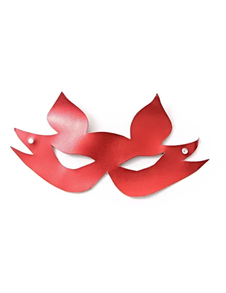 Máscara zorrita rojo | Infarta fetish | Máscaras y antifaces