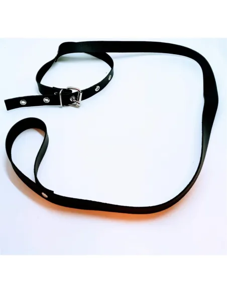 Collar con correa negro | Infarta fetish | Collares