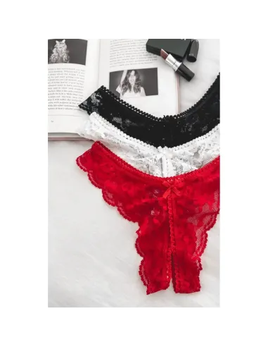 Abierta- puntilla 02/90 blanco | Mordisco | Tangas cola less