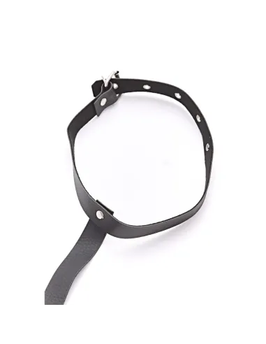 Inmovilizador con esposas de mosquetón regulable - eco-cuero negro | Infarta fetish | Inmovilizadores