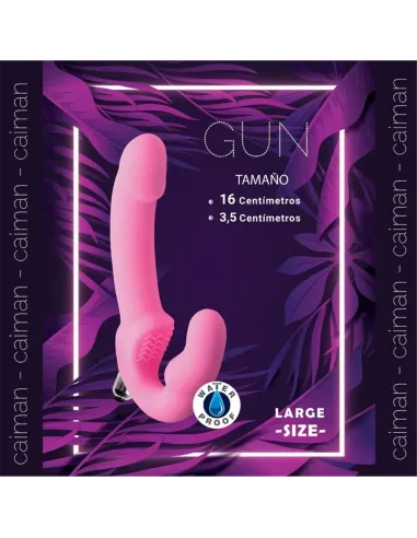 Gun micro vibro negro | Caiman | Dobles