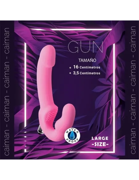 Gun micro vibro negro | Caiman | Dobles