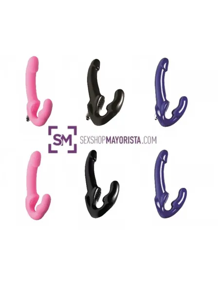 Gun micro vibro large rosa | Caiman | Strap on - cinturones