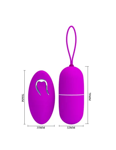 Vibrador arvin huevo control remoto inalambrico 12 funciones | Pretty love | Bolas y huevos vaginales
