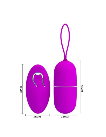 Vibrador arvin huevo control remoto inalambrico 12 funciones | Pretty love | Bolas y huevos vaginales