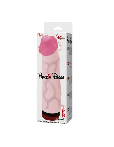Vibrador cyber skin rockin dong multispeed 21cm x 4cm | Baile | Vibradores