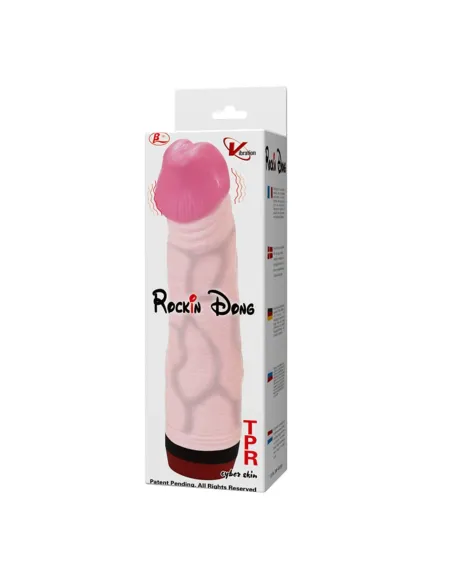 Vibrador cyber skin rockin dong multispeed 21cm x 4cm | Baile | Vibradores