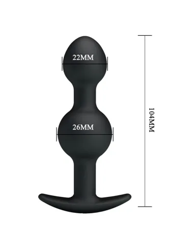 Plug anal silicona 10,4cm x 2,6cm | Pretty love | Dildos