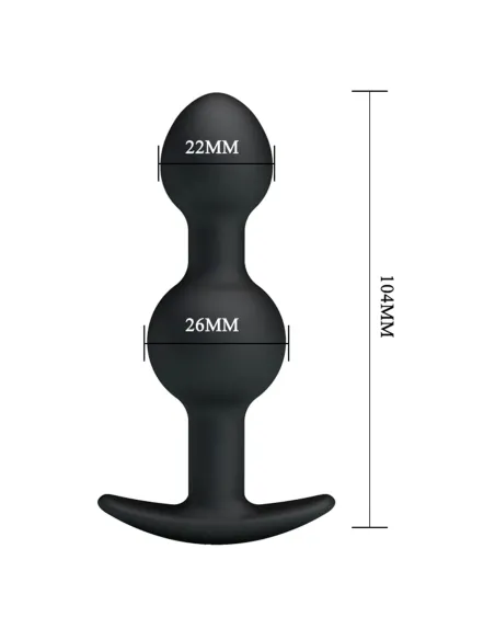 Plug anal silicona 10,4cm x 2,6cm | Pretty love | Dildos