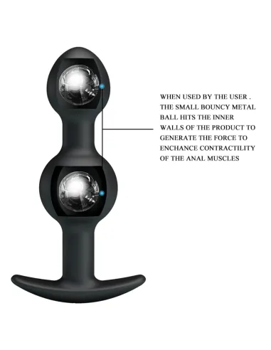 Plug anal silicona 10,4cm x 2,6cm | Pretty love | Dildos