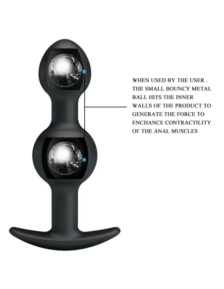 Plug anal silicona 10,4cm x 2,6cm | Pretty love | Dildos