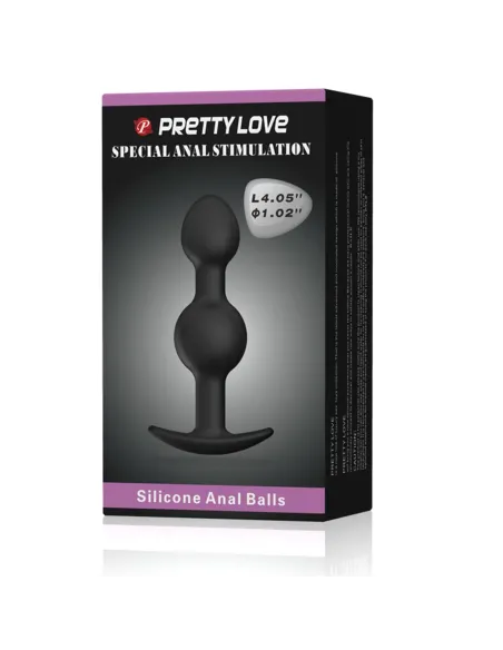 Plug anal silicona 10,4cm x 2,6cm | Pretty love | Dildos