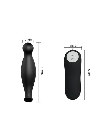 Plug anal silicona 12cm x 3cm | Pretty love | Dildos