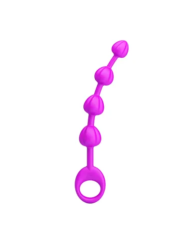 Varita anal silicona flexible beeds 19,5cm x 2,3cm | Pretty love | Varitas y bolas