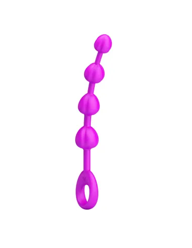 Varita anal silicona flexible beeds 19,5cm x 2,3cm | Pretty love | Varitas y bolas