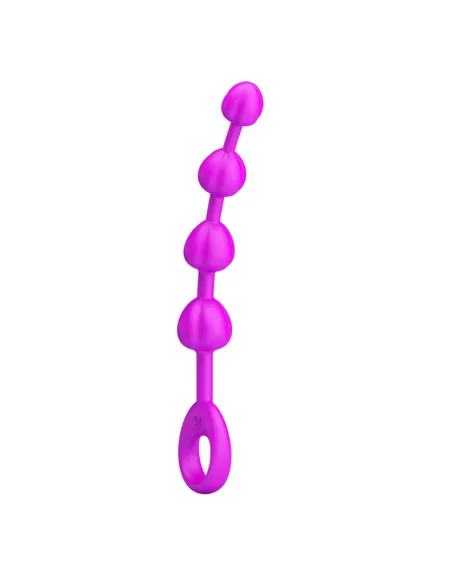 Varita anal silicona flexible beeds 19,5cm x 2,3cm | Pretty love | Varitas y bolas